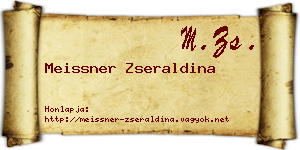 Meissner Zseraldina névjegykártya